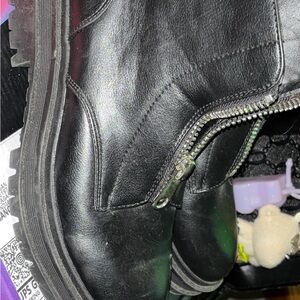 Indigo Black Ankle Boots